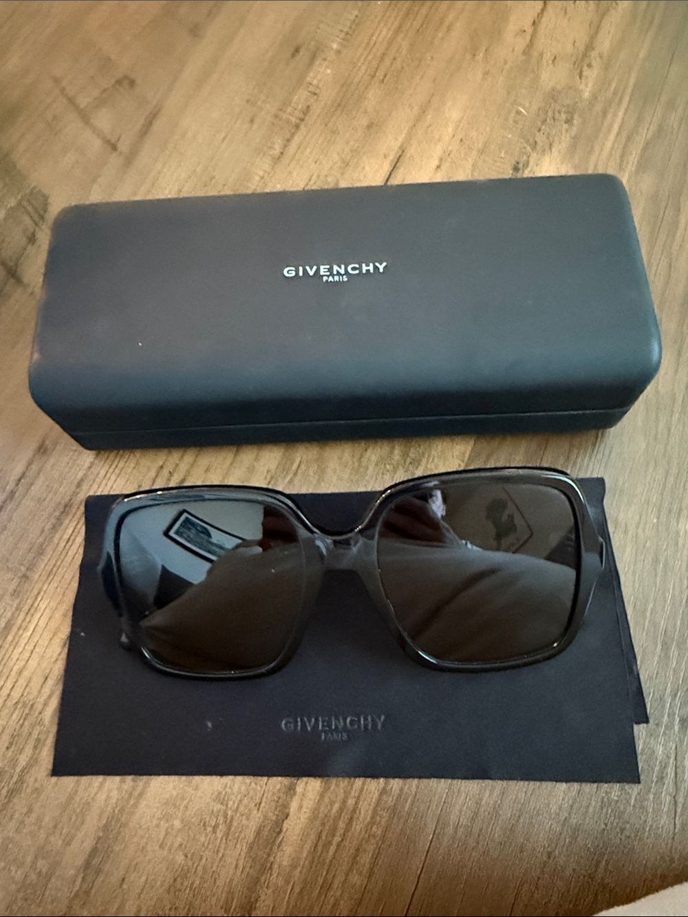 Givenchy Black Oversized Square Women's Sunglasses